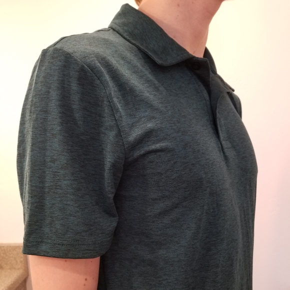 Mens NWT 32 degrees cool dark green polo shirt - Picture 5 of 6